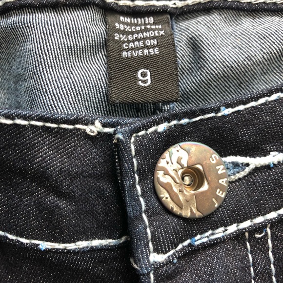 Skinny Stretch Women’s Jeans Slim Fit Midnight Blue Classic Five pockets design - Picture 10 of 11